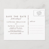 WHIMSISCHE SPRINGSTROMEN BEWAREN HET DATUM BRIEFKA AANKONDIGINGSKAART (Achterkant)