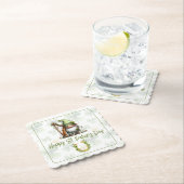 Whimsische St. Patrick's Day-kabouter Kartonnen Onderzetters (Insitu)