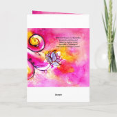 WHIMSISCHE STROMEN EN BUTTERFLIES / Moederdag Kaart (Achterkant)