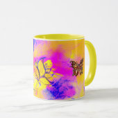 WHIMSISCHE STROMEN EN BUTTERFLIES MOK (Voorkant rechts)