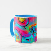 WHIMSISCHE STROMEN EN BUTTERFLIES MOK (Voorkant links)