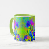 WHIMSISCHE STROMEN EN BUTTERFLIES MOK (Voorkant links)