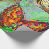 WHIMSISCHE STROMEN , KORFUL BUTTERFLIES IN NATUUR CADEAUPAPIER (Hoek)