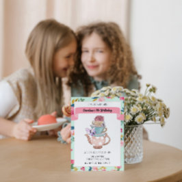 Whimsische Thee Partij Uitnodiging