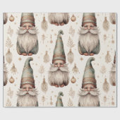 Whimsische Tuinkabouters & Botanisch (1) Cadeaupapier (Vlak)