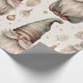 Whimsische Tuinkabouters & Botanisch (1) Cadeaupapier (Hoek)