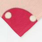 Whimsische Valentijnsliefdestuin Fleece Deken (Hoek)