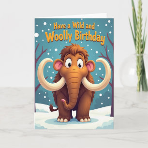 Whimsische Winter Dieren Kaart