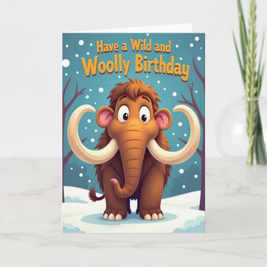 Whimsische Winter Dieren Kaart (Voorkant)