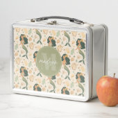 Whimsische Zeemeermin Metalen Lunchbox (In situ)