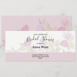 Whimsische Zomer Watercolor Bloemen Handgeschilder