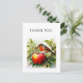 Whimsvogel & Appel Delight Briefkaart (Staand voorkant)