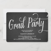 Whimsy Afstudeerder Party | Uitnodiging tot Afstud (Voorkant)