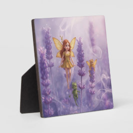 Whimsy Among the Purple Blooms Fotoplaat