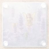 Whimsy Among the Purple Blooms Glazen Onderzetter (Achterkant)