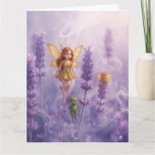 Whimsy Among the Purple Blooms Kaart (Voorkant)