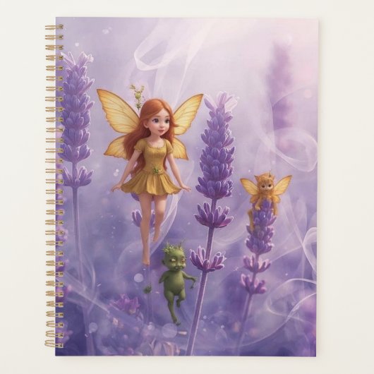 Whimsy Among the Purple Blooms Planner (Voorkant)