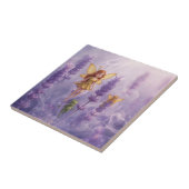 Whimsy Among the Purple Blooms Tegeltje (Zijkant)