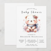 Whimsy Baby Beer Baby shower Kaart (Voorkant / Achterkant)