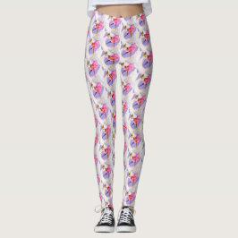 Whimsy ballerina ballet zwanen kunst leggings