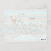 Whimsy Beach Cruiser Briefkaart (Achterkant)
