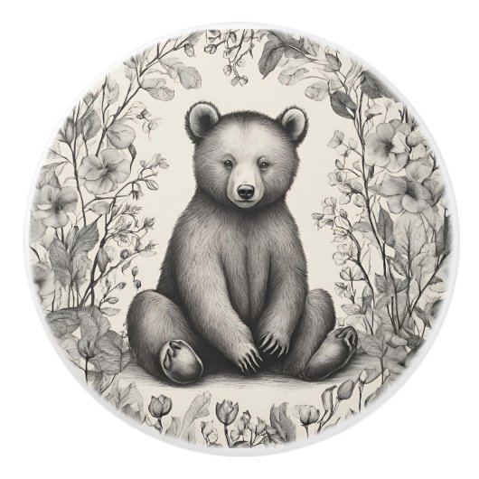 Whimsy-Beer Keramische Knop (Voorkant)