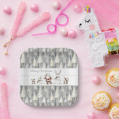 Whimsy Beneath the Pines Papieren Bordje (Feest)