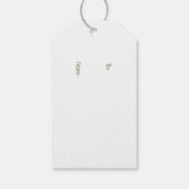 Whimsy bloemenboeket cadeau Labels Cadeaulabel (Achterkant)