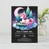 Whimsy Boho Paard Verjaardag Kaart (Staand voorkant)