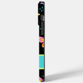 Whimsy Butterflies Black Name Persoonlijk Case-Mate iPhone Case (Achterkant / Links)