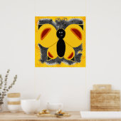 Whimsy Butterfly Poster (Keuken)