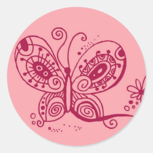 Whimsy Butterfly Sticker