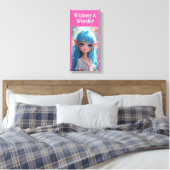 Whimsy Canvas Afdruk (Insitu (Slaapkamer))