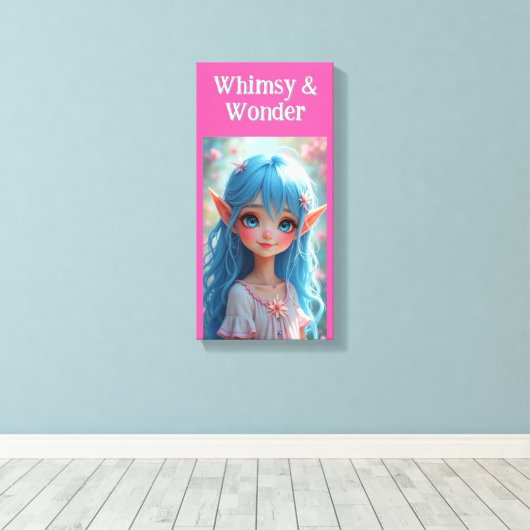 Whimsy Canvas Afdruk (Insitu (Houten vloer))