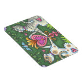 WHIMSY CATS EN BLUEBIRD VALENTIJN MAGNET MAGNEET (Rechterzijde)