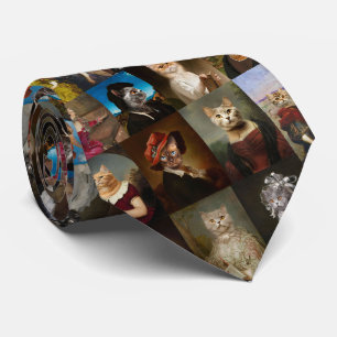 Whimsy Cats Portretcollectie Stropdas