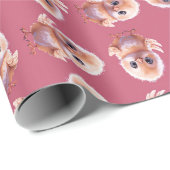 Whimsy Chickens-patroon Cadeaupapier (Rol Hoek)