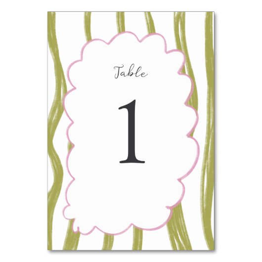 Whimsy Colorful Frame Wedding  Kaart (Voorkant)