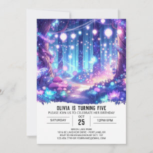 Whimsy Custom Woodland Digitale Verjaardag Kaart