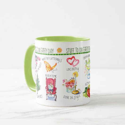Whimsy Cute Stuff om Combo Mok 11oz te doen (Voorkant links)