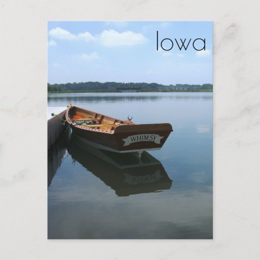 Whimsy - de Boat Briefkaart (Voorkant)