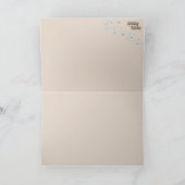 Whimsy Deer Vakantie Wensen Gevouwen Wenskaart Kaart (Binnen)