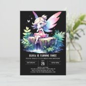 Whimsy Design Sprookjesverjaardag Kaart (Staand voorkant)
