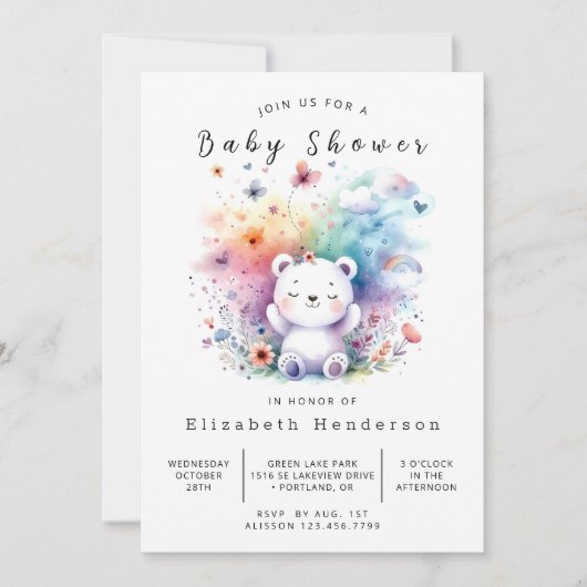 Whimsy Digital Beer Baby shower Kaart (Voorkant)