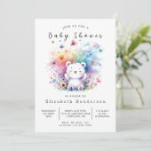 Whimsy Digital Beer Baby shower Kaart (Staand voorkant)