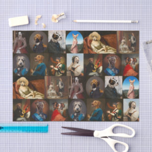 Whimsy Dogs Portret Collectie Decoupage Tissuepapier