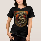 Whimsy Dragon Waterverf Art T-shirt (Voorkant)
