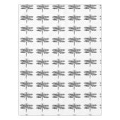 Whimsy Dragonfly Doodle Art Tafelkleed (Voorkant)