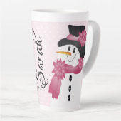 Whimsy en plezier met polka dots latte mok (Rechterhoek)