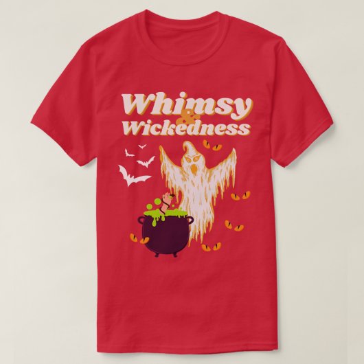 Whimsy en Wickedness Spooky Eyes Blewing Potion H T-shirt (Design voorkant)